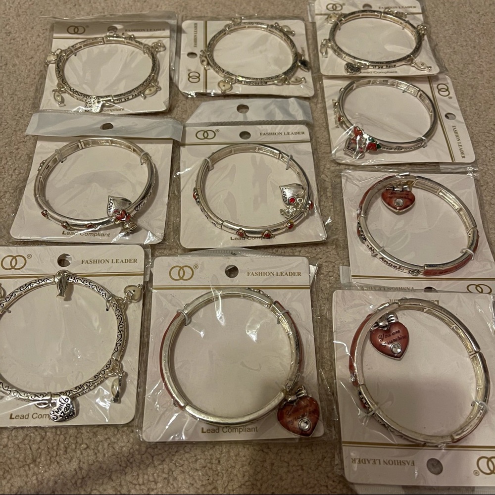 I am selling 10 beautiful bracelets